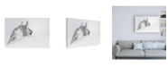 Trademark Global PhotoINC Studio White Horse on White Canvas Art - 27" x 33.5"